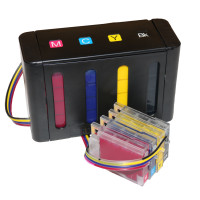 sistema de tinta continua 954 con tinta. 